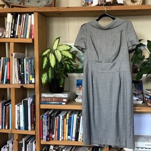 Ports 1961 Wool & Silk Pencil Dress